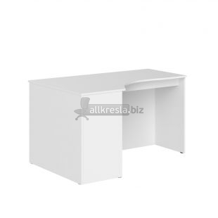 SIMPLE Стол эргономичный SE-1400(L) Белый 1400х900х760