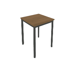 Slim Стол письменный на металлокаркасе С.СП-1.1 Орех/Антрацит металл 600*600*750