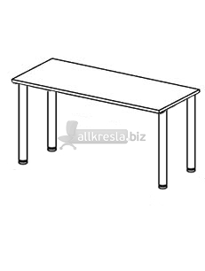 Купить эрго rus стол письменный на п-образном каркасе (труба круглого сечения d=40 мм) глубина - 60 см еr01.0909 (1400x600x760)