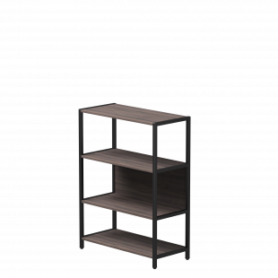 Стеллаж металлический средний ЭВО Евп 830х385x1120 Дуб Пасадена/Черный