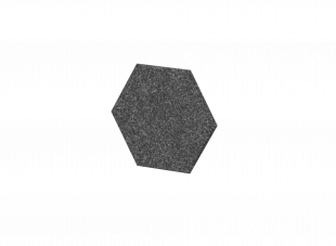 FO Настенная плитка шестигранная 46х40х1,2 (06 Мокрый асфальт)