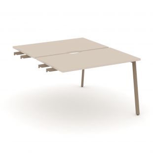 Estetica Двойной стол приставка к опорным тумбам ES.D.SPR-2-VP Капучино/Латте металл 1180*1500*750