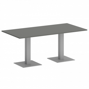 Home Office Стол прямоугольный VR.SP-5-180.2 Металлик/Серый металл 1800*900*750