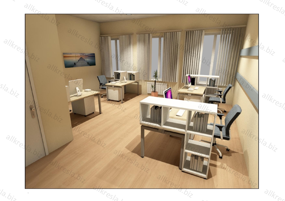 Дизайн проект 000327 - Расстановка офисной мебели