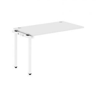 Купить xten-s стол промежуточный xist 1270 белый/алюминий 1200х700х750