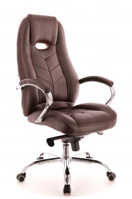Офисное кресло EvP Drift M экокожа коричневый