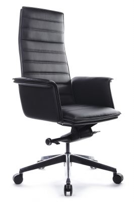 Кресло A1819-2 Чёрный (A8) натуральная кожа