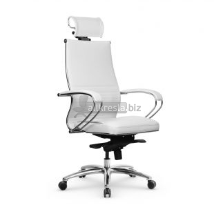 Кресло Samurai KL-2 Микроперфорированная экокожа MPES - Белая