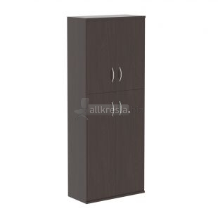 IMAGO Шкаф с глухими малыми и средними дверьми СТ-1.8 Венге Магия 770х365х1975