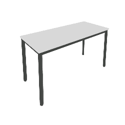 Slim Стол письменный на металлокаркасе С.СП-5.1 Серый/Антрацит металл 1380*600*750