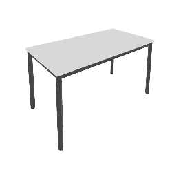 Slim Стол письменный на металлокаркасе С.СП-5 Серый/Антрацит металл 1380*720*750