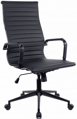 Офисное кресло EvP Rio Black T Экокожа Черный