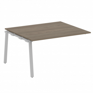 Metal System Проходной элемент перег. стола на А-образном м/к БА.ППРГ-3 Вяз/Серый металл 1400*1235*750