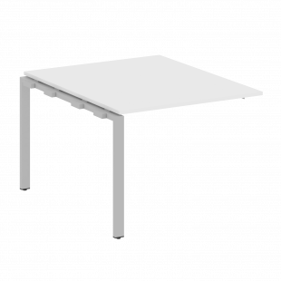 Metal System Проходной элемент перег. стола на П-образном м/к БП.ППРГ-1 Белый/Серый металл 1000*1235*750