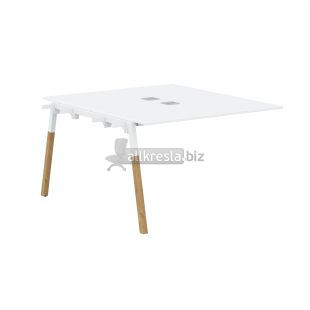 ФОРТА Стол приставной FIWST 1113 Белый Премиум/Белый-Бук 1180х1370х733 (forta) ФОРТА Стол приставной FIWST 1113 Белый Премиум/Белый-Бук 1180х1370х733 (forta)