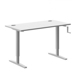 Xten UP Стол письменный XTUP 147 Белый/Серый 1400х700х750