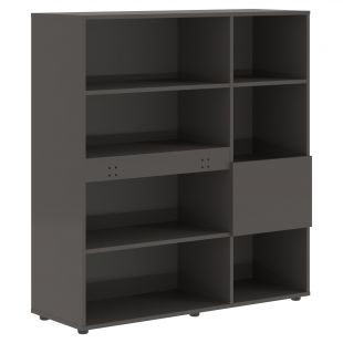 ЭДИС Стеллаж EHC 1245 Мокко/Мокко 1250х430х1355 (edis) ЭДИС Стеллаж EHC 1245 Мокко/Мокко 1250х430х1355 (edis)