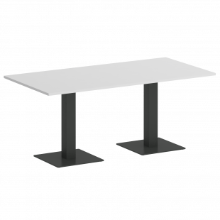 Home Office Стол прямоугольный VR.SP-5-180.2 Белый/Антрацит металл 1800*900*750