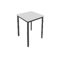 Slim Стол письменный на металлокаркасе С.СП-1.1 Серый/Антрацит металл 600*600*750