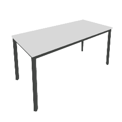 Slim Стол письменный на металлокаркасе С.СП-6 Серый/Антрацит металл 1580*720*750