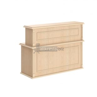РАУТ Стойка рецепция RMS 120 Бук Тиара 1200х600х1200 (raut)
