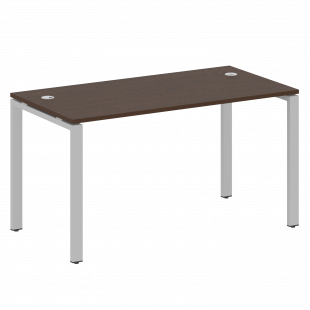 Metal System Стол письменный на П-образном м/к БП.СП-3 Венге/Серый металл 1400*720*750