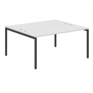 Стол 2-х местный XWST 1614 Белый/Антрацит 1600х1400х750 (xten-s) Стол 2-х местный XWST 1614 Белый/Антрацит 1600х1400х750 (xten-s)