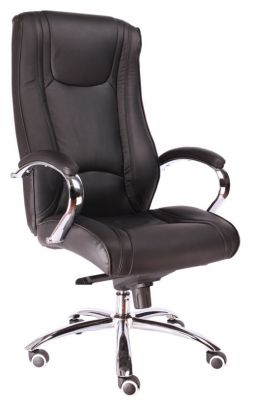 Офисное кресло EvP King M кожа черный