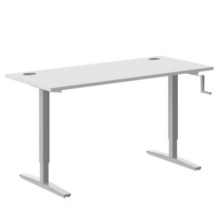 Xten UP Стол письменный XTUP 167 Белый/Серый 1600х700х750