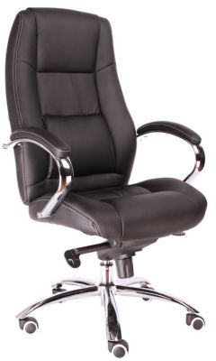 Офисное кресло EvP Kron M кожа черный