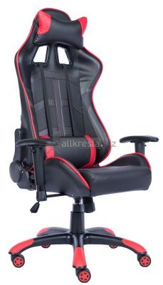 Кресло EvP Lotus S10 Экокожа Красный/Черный