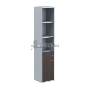 IMAGO Шкаф колонка с глухой малой дверью СУ-1.1(L) Венге Магия/Металлик