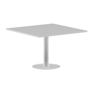 Конференц стол ПРГ-6 Белый/Белый 1200х1200х750