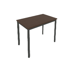 Slim Стол письменный на металлокаркасе С.СП-3.1 Венге/Антрацит металл 980*600*750