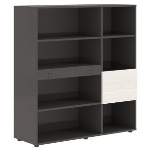 ЭДИС Стеллаж EHC 1245 Ясень Траун/Мокко 1250х430х1355 (edis) ЭДИС Стеллаж EHC 1245 Ясень Траун/Мокко 1250х430х1355 (edis)