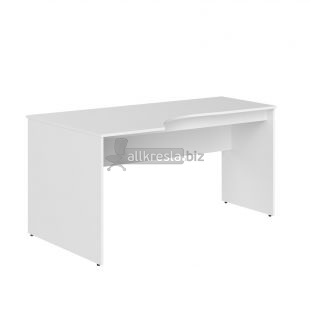SIMPLE Каркас стола эргономичного SET160-1(L) Белый 1600х900х760