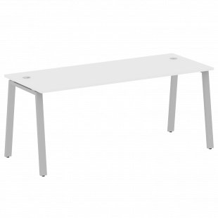 Metal System Стол письменный на А-образном м/к БА.СП-5 Белый/Серый металл 1800*720*750