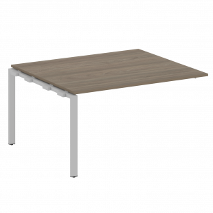 Metal System Проходной элемент перег. стола на П-образном м/к БП.ППРГ-3 Вяз/Серый металл 1400*1235*750