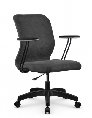 Кресло SU-Mr-4/подл.110/осн.001, Темно-серый