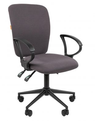 Офисное кресло Chairman 9801 Россия ткань Т13 серый Black