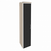 Купить onix шкаф высокий узкий левый o.su-1.10 r (l) black (400*420*1977)