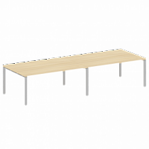 Купить metal system перег. стол (2 столешницы) на п-образном м/к (3600*1235*750)
