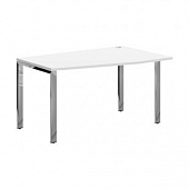 Купить xten gloss стол эргономичный xgct 149(r).1 белый/нержавеющая сталь 1400х900х750