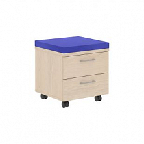 Купить икстен тумба с подушкой xmc-2d.1a белый/зеленый c-30 465х465х520