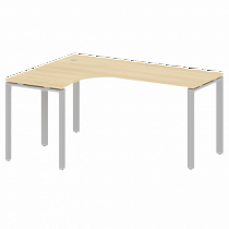 Купить metal system стол криволинейный левый на п-образном м/к (1600*1200*750)