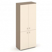Купить estetica шкаф высокий широкий (2 низ. фасада лдсп+2 сред. фасада лдсп) es.st-1.3