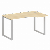 Купить metal system стол криволинейный правый на о-образном м/к (1400*900*750)