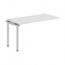 Купить xten-s стол промежуточный xist 1470 белый/алюминий 1400х700х750