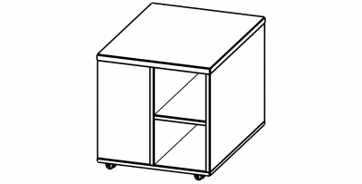Купить берлин rus тумба для ксерокса на роликовых опорах тк 080 (80х60х64)