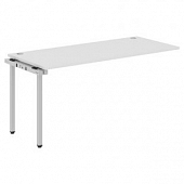 Купить xten-s стол промежуточный xist 1670 белый/алюминий 1600х700х750
